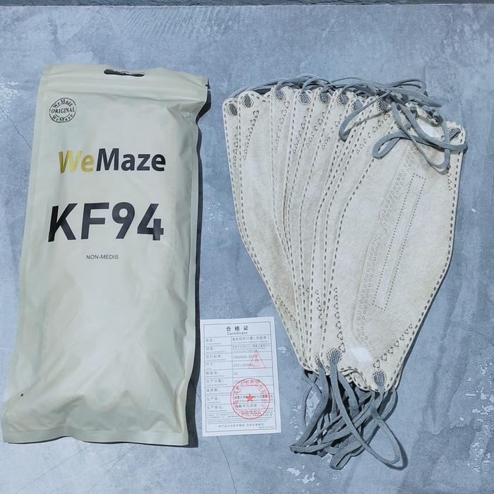 Gambar masker korea 3d kf94 warna pink-biru-merah-abu-ungu-oren-hot pink 10pc - milk grey dari velvetshop undefined Tokopedia