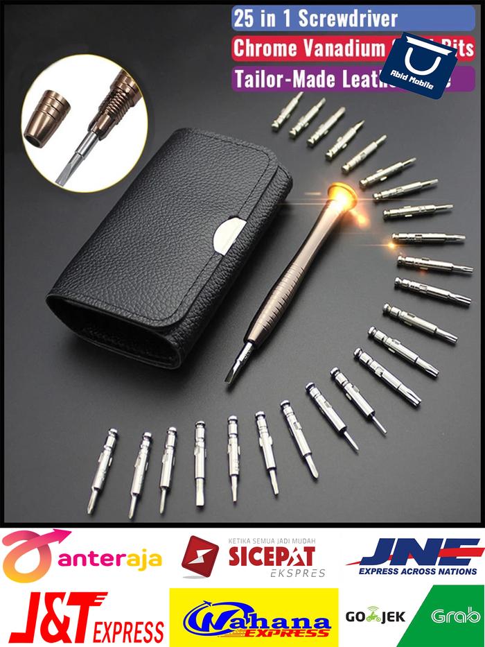 Gambar Obeng Set HP Reparasi Handphone Iphone Laptop Gadget Trox Screw 25in1 dari Abid Mobile undefined Tokopedia