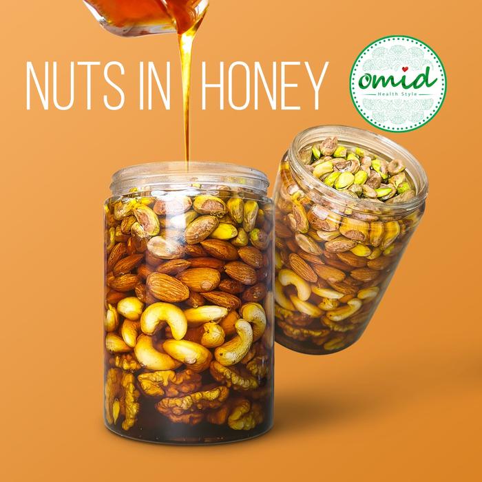 Gambar Mix Nuts With Honey - Kacang Campur Dengan Madu - Large dari Omid Health Style 3 Kota Administrasi Jakarta Selatan Tokopedia