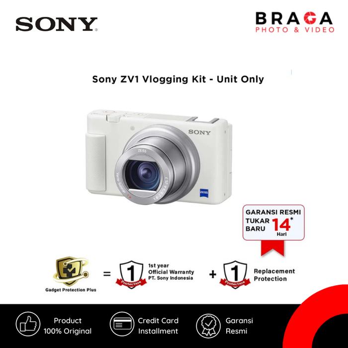 Gambar Sony ZV-1 Vlogging Kit / Sony ZV1 - White Unit Only dari Witacom Bandung undefined Tokopedia
