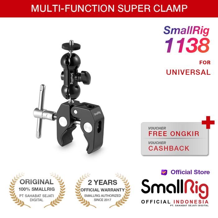 Promo SmallRig Super Clamp with Double Ball Heads 1/4