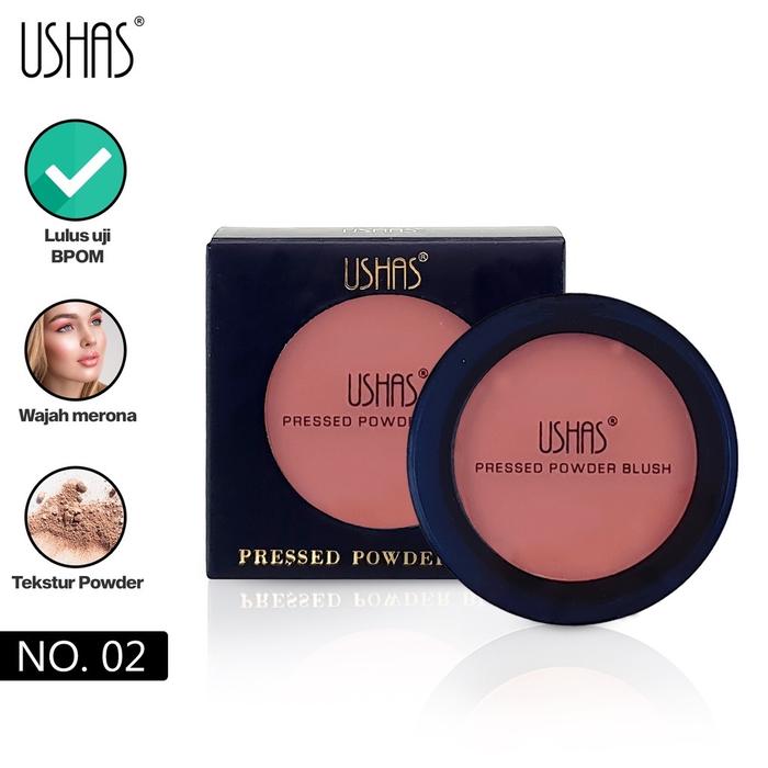 Gambar USHAS Blush On Pressed Powder - 02 dari Candyberies Shop undefined Tokopedia