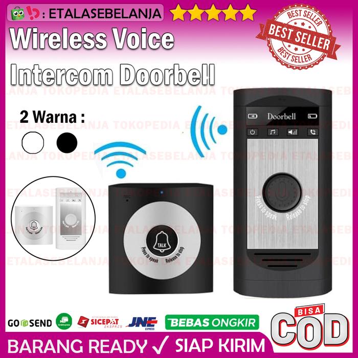 Gambar WIRELESS INTERCOM SYSTEM DENGAN FUNGSI DOORBELL WIRELESS - CALFORD H7A - Hitam dari EtalaseBelanja Store undefined Tokopedia