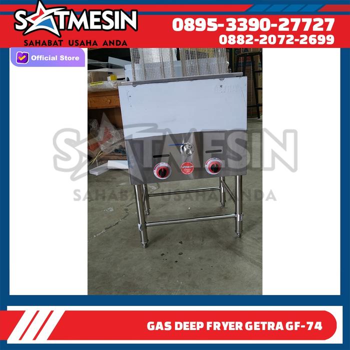 Gambar Deef Fryer Gas getra GF-74 Garansi dari Satmesin-Pusat Mesin undefined Tokopedia