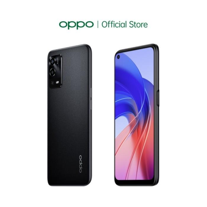Gambar oppo a55 4/64gb (free temper silicon) - Hitam dari amb cell wtc undefined Tokopedia