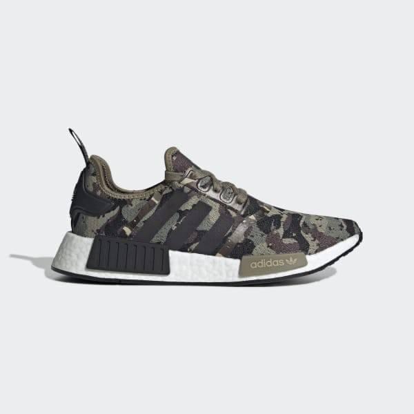 Nmd Shoes Adidas Nmd Olive Green Camo Athletic Shoe Adidas