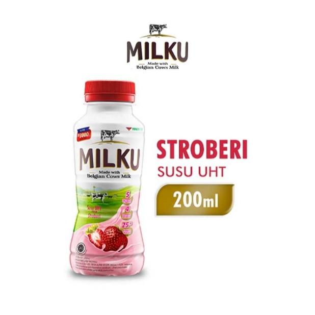 Gambar Milku susu stroberi 200ml dari Gowa_Mart undefined Tokopedia