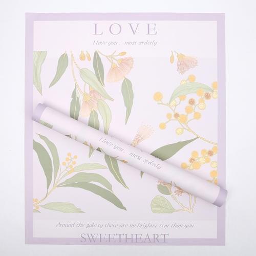 Gambar FLOWER FRAME CRAFT PAPER (1 PACK ISI 20 LEMBAR) KERTAS BUKET BUNGA - 031 LILAC dari Woodchip Store undefined Tokopedia