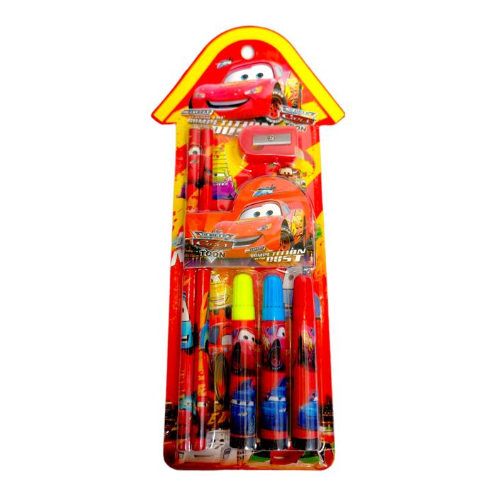 Gambar Paket Alat Tulis Stationery Study Set Spidol Warna Karakter Gambar - Cars dari Niagakan undefined Tokopedia
