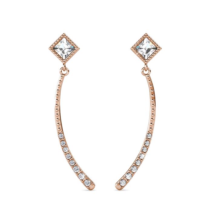 Gambar Erin Earrings - Anting Crystal by Her Jewellery - Rose Gold dari Her Jewellery Kota Administrasi Jakarta Pusat Tokopedia