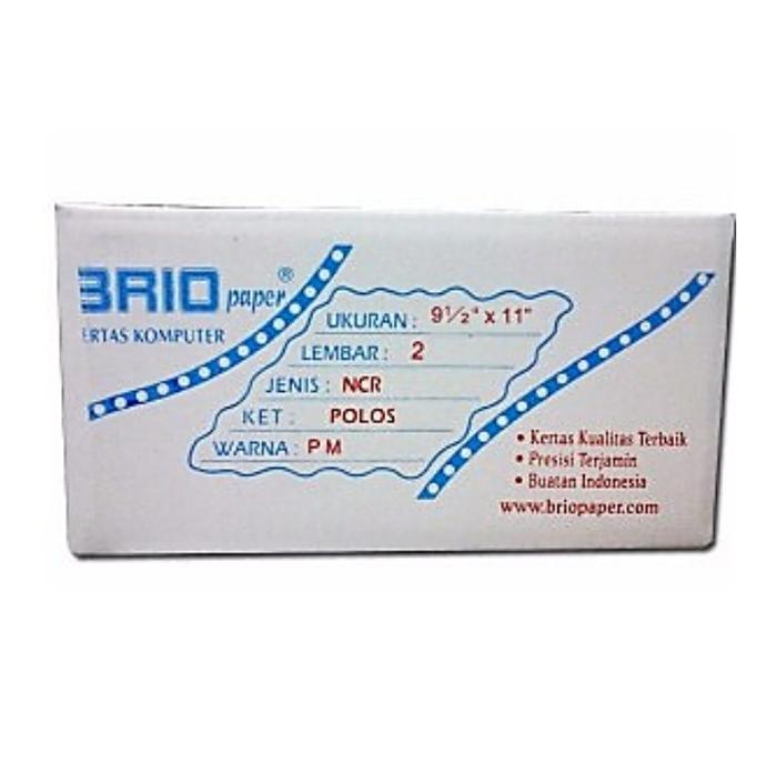 Gambar Continuous Form BRIO 9.5X11 2 PLY (Kertas Komputer) - 0 dari Das Technology undefined Tokopedia