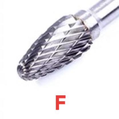 Gambar Mata bor / Mata tuner /Mata cuner / Rotary burr dua arah 6X10 mm 1PC - F dari ENJOY SAFETY undefined Tokopedia