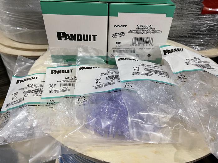 Gambar Panduit SP688C Connector Cat6 / RJ45 Cat6 SP688C Modular Plug Original dari Pieroku undefined Tokopedia