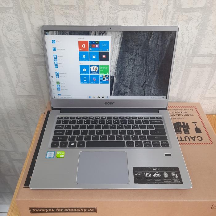 Gambar Laptop Acer Swift 3 SF314-54G, Core i5-8250U, Ram 4/1Tb, Mulus, Slim dari DrCom_NEW undefined Tokopedia