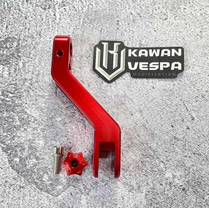 Gambar Rocker Arm Paha Rem Belakang CNC Uni1 Vespa Sprint Primavera S LX - Red dari Kawan Vespa undefined Tokopedia