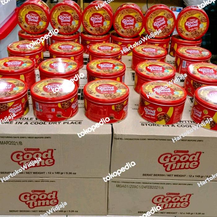 Gambar GOOD TIME COOKIES KALENG 149 GRAM / GOOD TIME COOKIES KALENG KECIL dari Hartoko Widjaja undefined Tokopedia