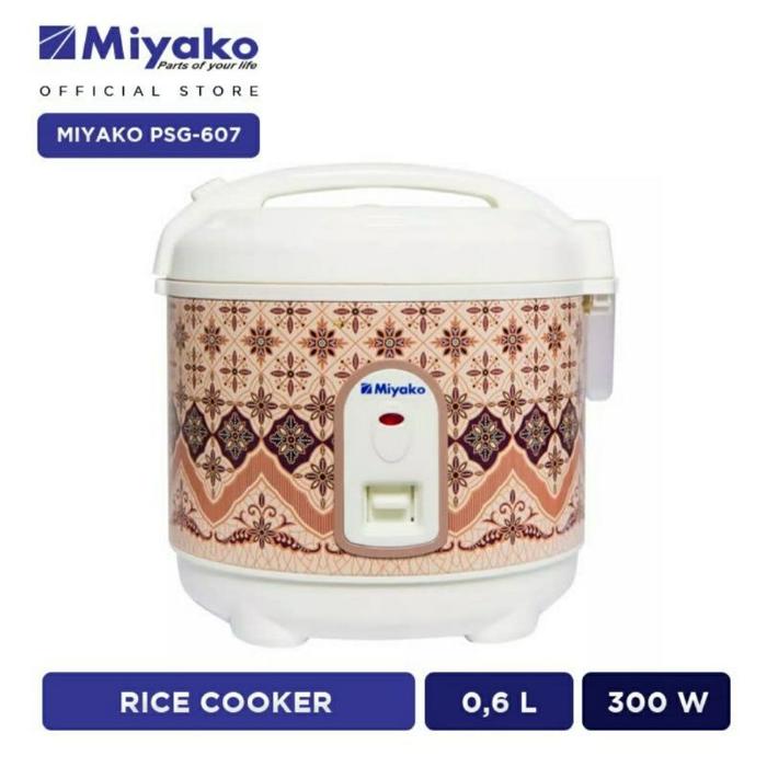 Gambar RY - Rice Cooker Miyako MCM-606 (0.6L) / Magic Com Miyako MCM606 Biru - PSG 607 0.6L dari Luxer132 undefined Tokopedia