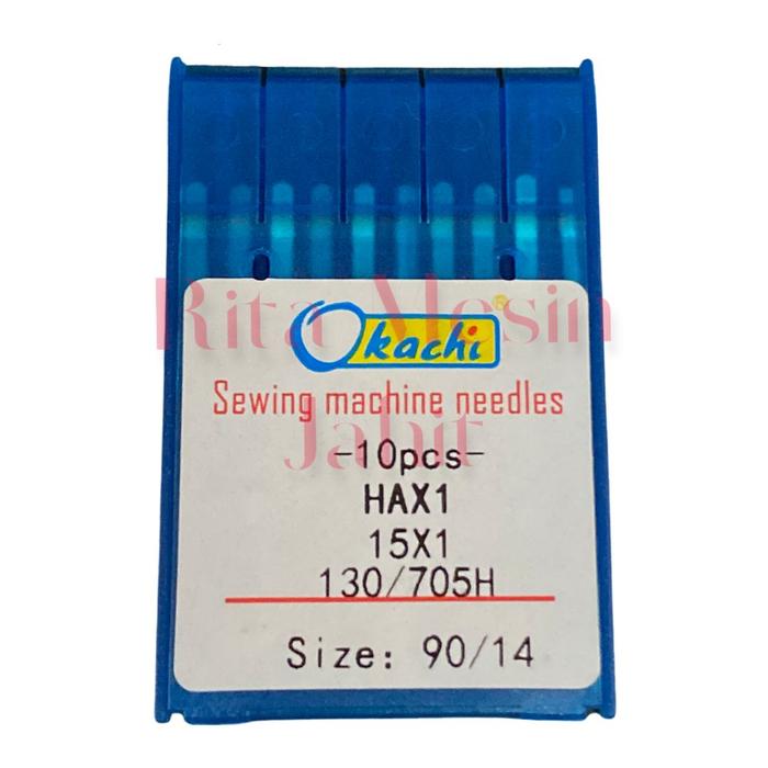 Gambar jarum jahit HAX1 Okachi untuk mesin BTF dan Portable - 14 dari toko rita mesin jahit undefined Tokopedia