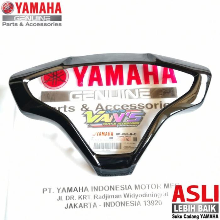 Gambar COVER LIST SPEEDOMETER AEROX 155 CONNECTED ORIGINAL YGP - hitam doff dari ZavieOlshopSparepart undefined 5 Tokopedia