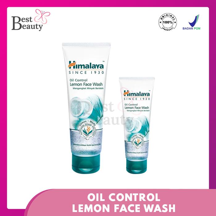 Gambar POVSTOREID | Himalaya Oil Control Lemon Face Wash - 50ml - 100ml - 100ML dari POVSTOREID undefined Tokopedia