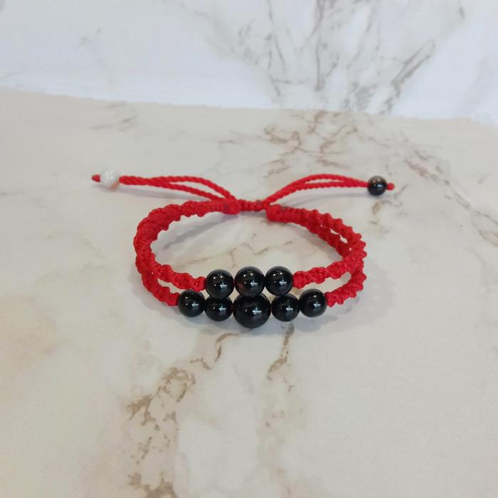Gambar Gelang Tali Macrame Batu Pirus Merah,Pink Agate,Ruby Zoisite,Labrador - Labradorite dari Ameliashop73 undefined 4 Tokopedia