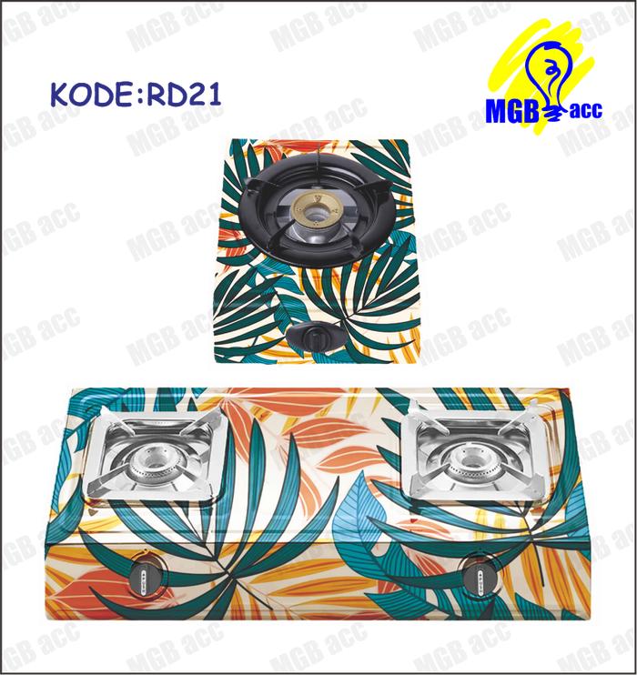 Gambar Stiker Kompor 1 dan 2 Tungku Motif Daun Part3 - RD21, 1 Tungku dari MGB Acc Printing undefined Tokopedia