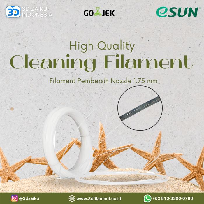 Gambar eSUN Filamen 3D Printer Cleaning Filament Pembersih Nozzle 1.75 mm dari 3D Zaiku Indonesia undefined Tokopedia