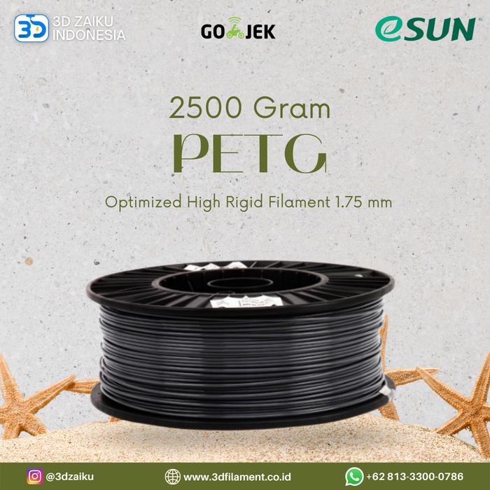 Gambar eSUN PETG 3D Filament 2500 Gram Optimized High Rigid Filament 1.75 mm dari 3D Zaiku Indonesia undefined Tokopedia