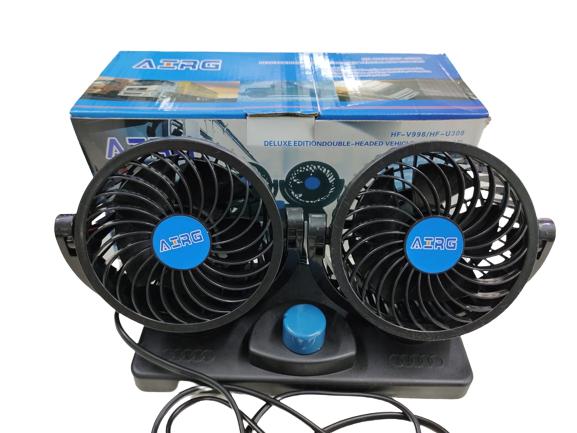 Gambar Mitchell Kipas Angin Mobil Car lighter Cooling Fan Double 12v 24v - 12V dari Sentra Otomart undefined Tokopedia