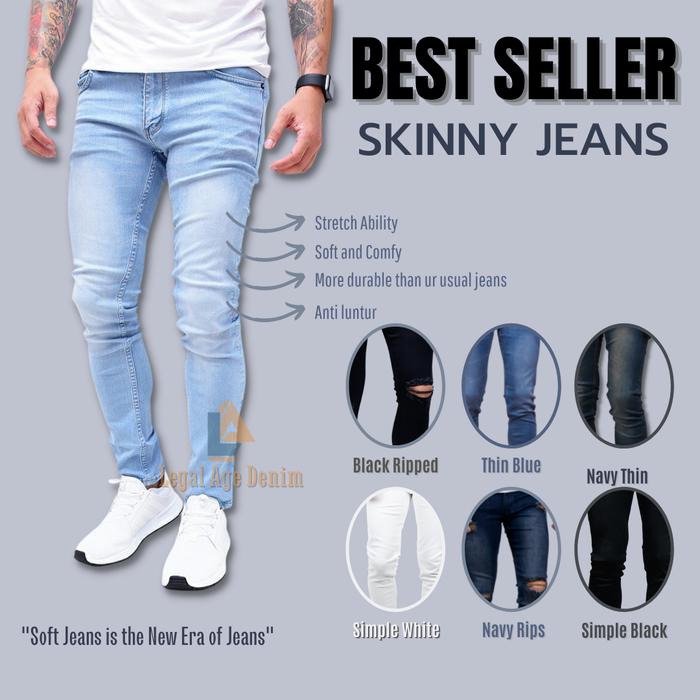 Jual L.AWEARS BEST SELLER SKINNY JEANS 