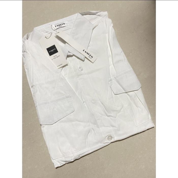 Gambar KEMEJA GIANTS BASIC LA MOON IMPORT BANGKOK ( BJFS141 ) - Putih dari SS KOLEKSI undefined Tokopedia
