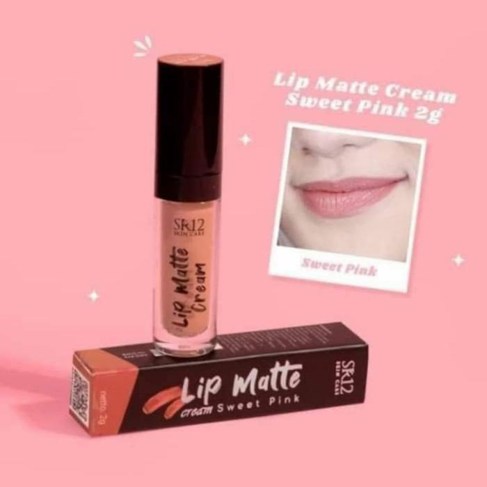 Gambar Lip matte mini SR12/Lip matte anti crack/lip matte tahan lama - sweet pink dari SR12 Skincare and Herbal undefined Tokopedia