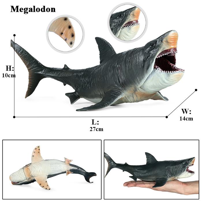 Gambar MEGALODON FIGURE HIU SHARK MONSTER NEW - megalodon new dari KITTY TOYS undefined Tokopedia