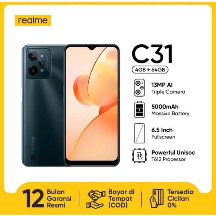 Gambar realme c31 4/64gb garansi resmi - Hijau dari Ge2gadget undefined Tokopedia
