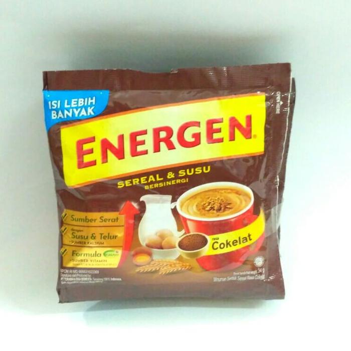 Gambar Energen Sereal dan Susu Sachet Bersinergi 32 Gram x 5pcs - Coklat dari lancer's store undefined Tokopedia