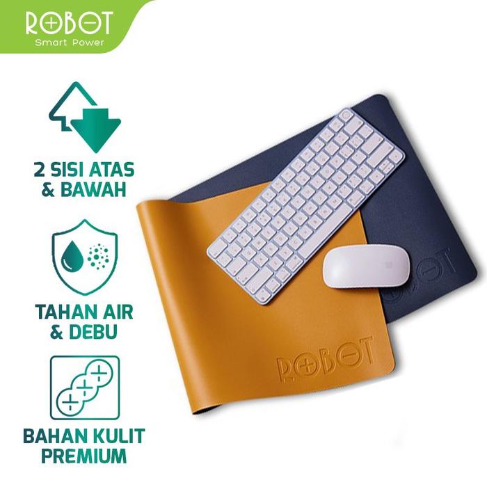 Gambar Mousepad Gaming Mouse Keyboard Desk Mat Pad PD alas Laptop ROBOT RP06 - yellow blue dari Shopedia Bandung undefined Tokopedia