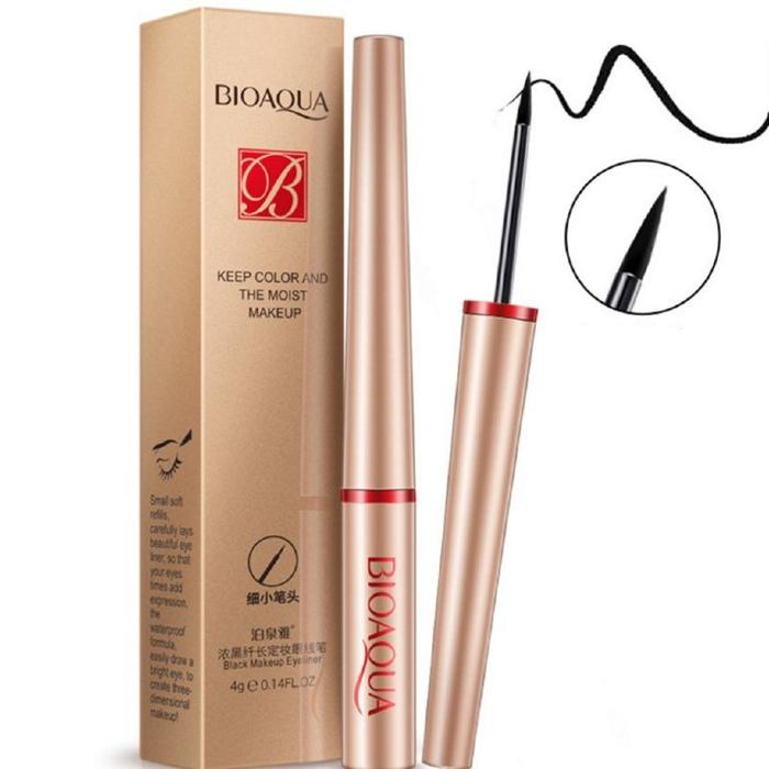 Gambar BIOAQUA BLACK EYELINER GOLDEN TUBE dari ARLEYA STORE undefined Tokopedia