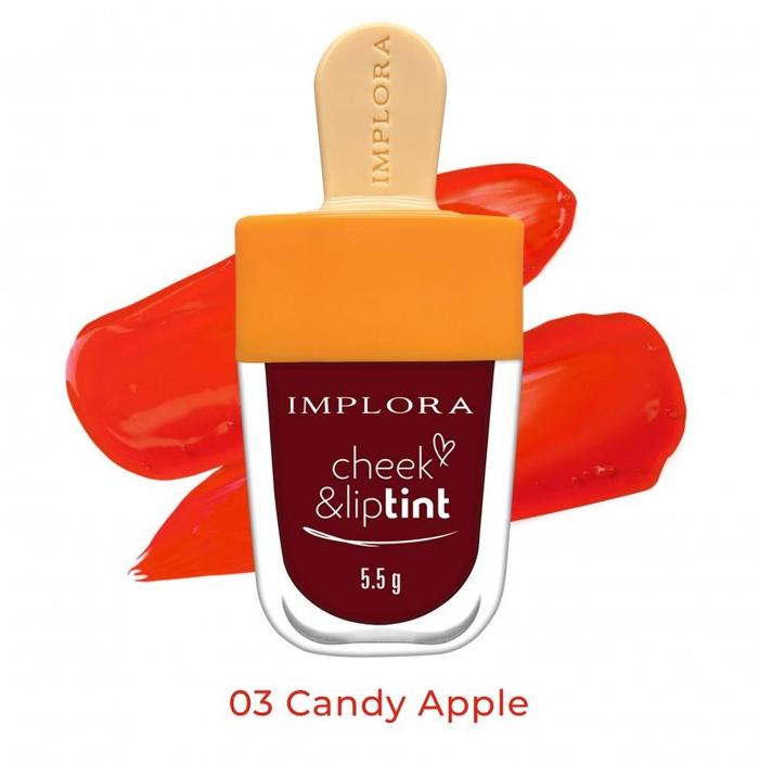Gambar IMPLORA CHEECK AND LIP TINT - 03 Candy Apple dari queenbee kosmetik undefined Tokopedia