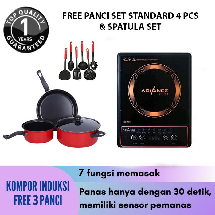 Gambar Advance Kompor Listrik Low Watt FREE PANCI SET STANDARD 3PCS SPATULA - IDC 100 dari Win-Elektronik undefined Tokopedia