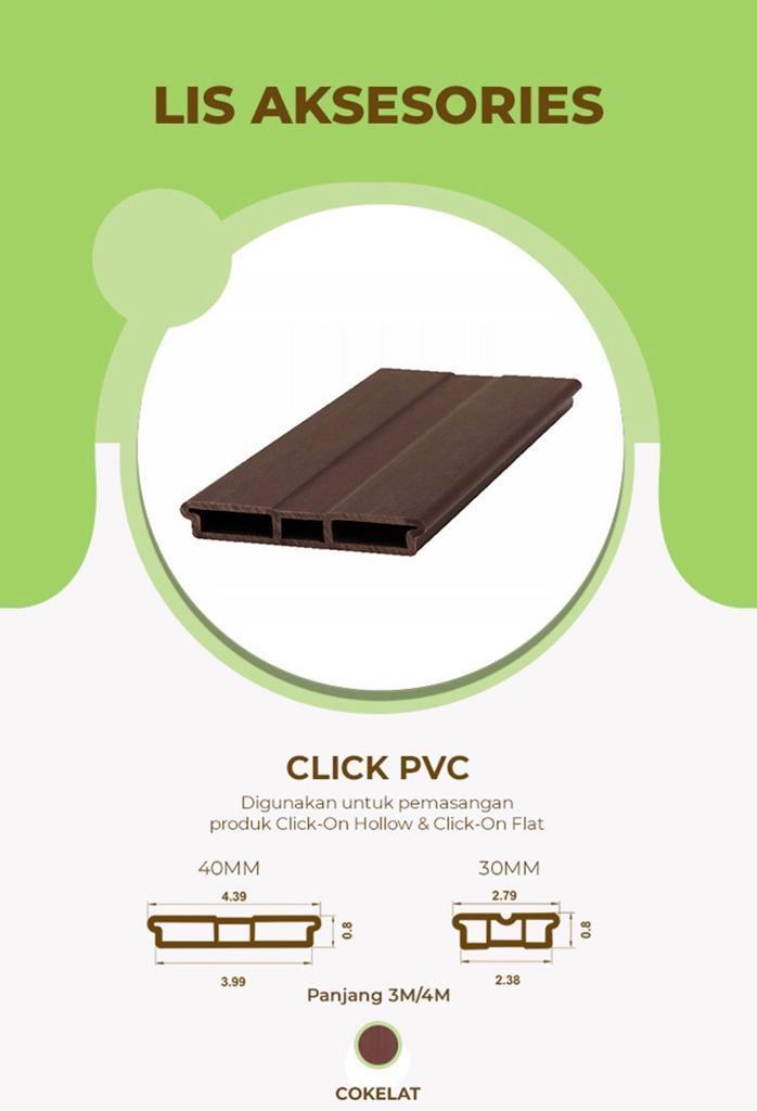 Gambar Click PVC 40 mm -DUMA - 40 mm x 3M dari Decoy Interior undefined Tokopedia