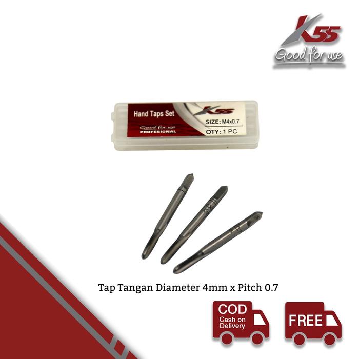 Gambar K55 TAP TANGAN / HAND TAPS SET - M4x0.7 dari MST TOOLS undefined Tokopedia
