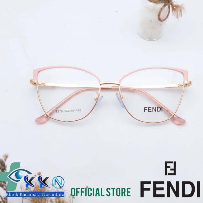 Gambar kacamata wanita premium cat eye Antiradiasi UV protect supersin - pink, Blue cromic dari klinik kacamataQu undefined Tokopedia