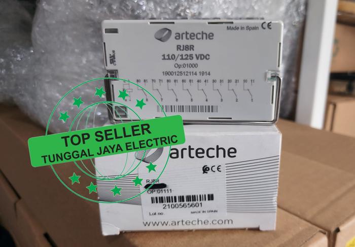 Jual ARTECHE RJ8R 110-125VDC 8CO INSTANTANEOUS AUXILIARY RELAY - Kota ...
