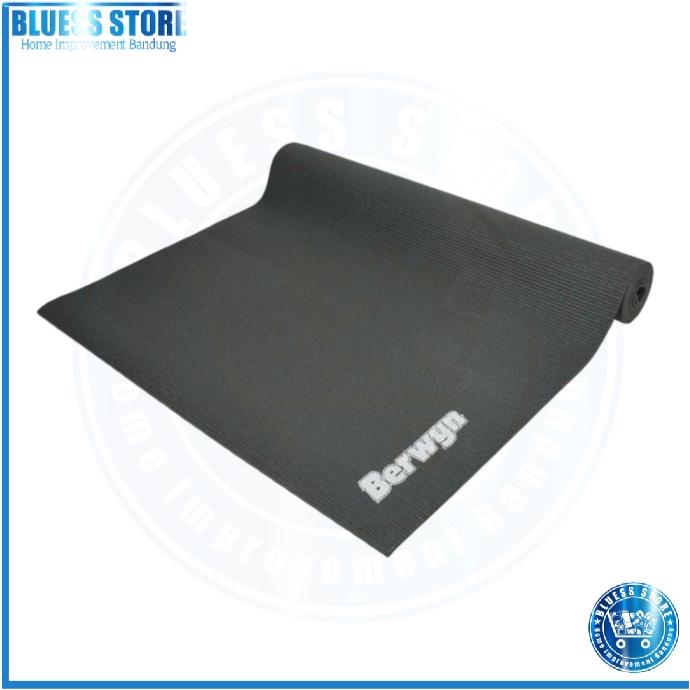 Gambar Berwyn Matras Yoga Single Layer Pvc Biru Yoga Mat Matras senam Yoga - Abu-abu dari Bluesss store undefined Tokopedia