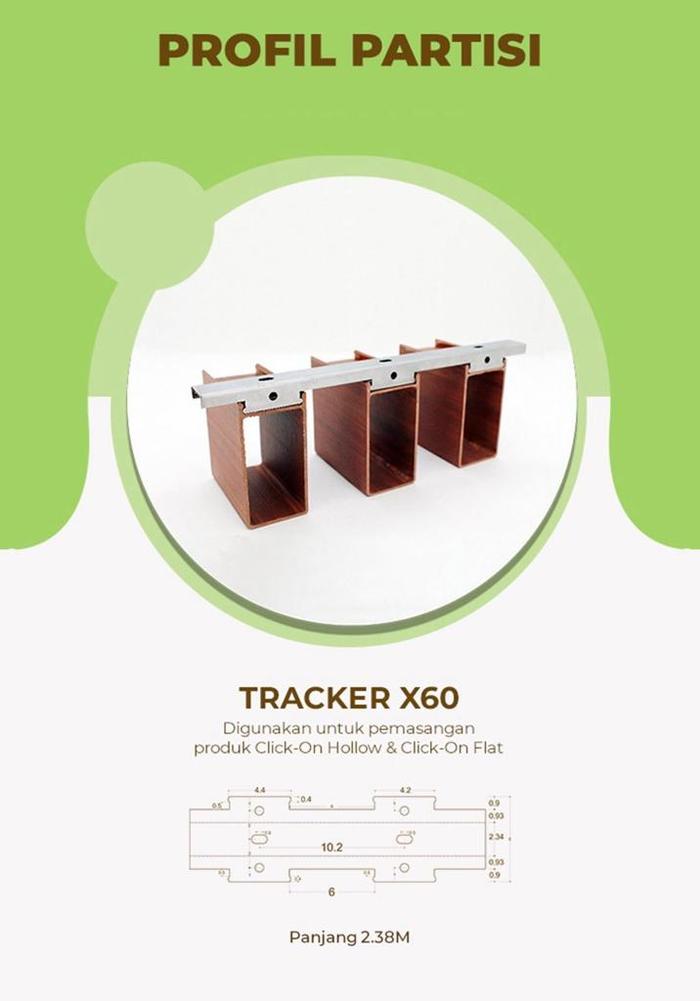 Gambar Plafon Tracker X60 & X54/50 - DUMA - X60 dari Decoy Interior undefined Tokopedia