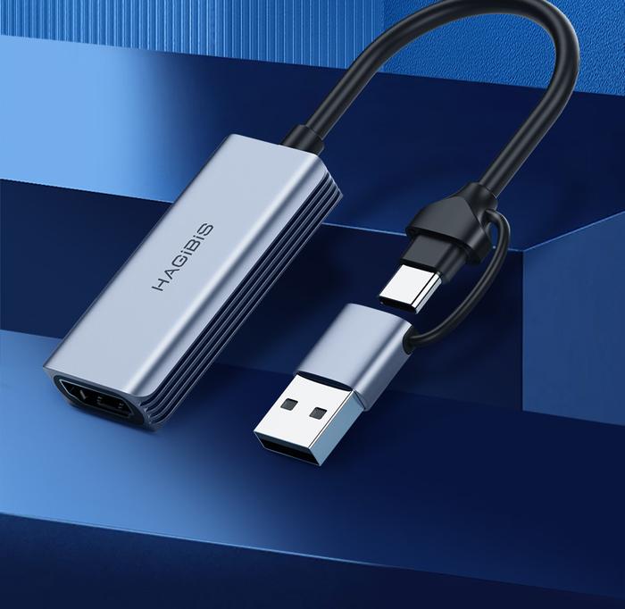 Gambar Hagibis Type-C Video Capture Card HDMI Compatible Game Record Stream - Type C + USB dari Profesor Studio undefined Tokopedia