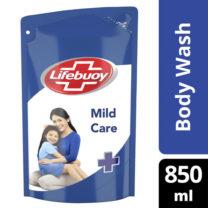 Gambar SABUN MANDI CAIR LIFEBUOY MILD CARE 900ML REFILL POUCH BODY WASH - LFBY MILD CARE dari LATTEBLESS undefined Tokopedia
