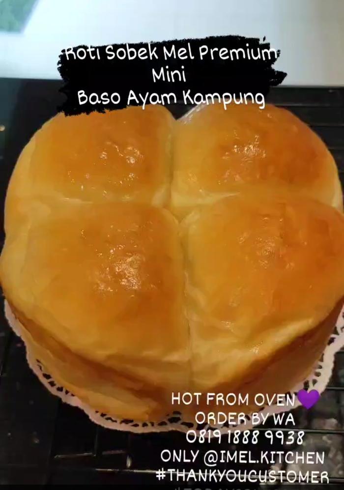 Gambar ROTI SOBEK MEL PREMIUM HOMEMADE CINNAMON BROWN SUGAR BS PILIH RASA - Plain, Mini 4 Roti dari Imel-Kitchen undefined Tokopedia