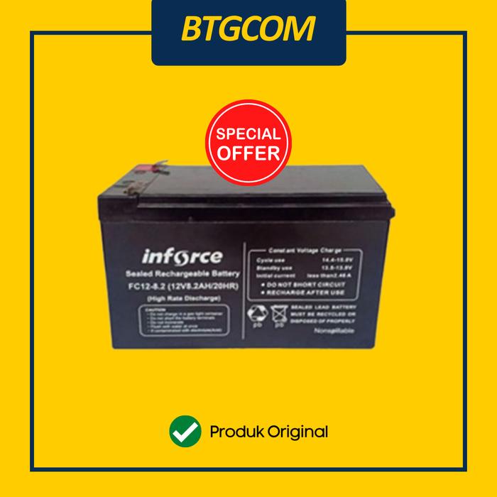 Jual Baterai Ups Inforce 12v 8.2ah Di Seller Sweet Shop - Cengkareng ...