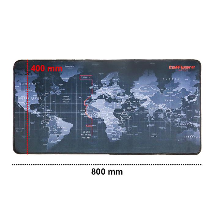 Gambar Taffware Gaming Mouse Pad XL Desk Mat Motif Peta Dunia - 400 x 800 mm dari web komputindo undefined Tokopedia